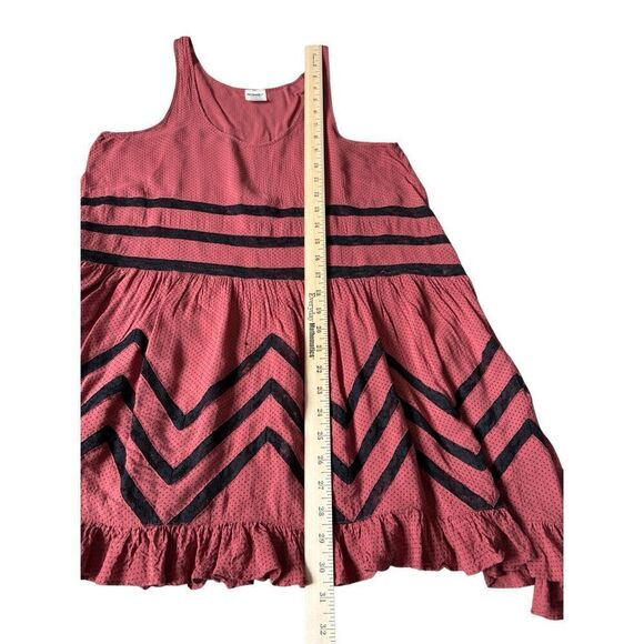 Free People Voile And Lace Trapeze Burnt Orange Slip Size S - Picture 6 of 9